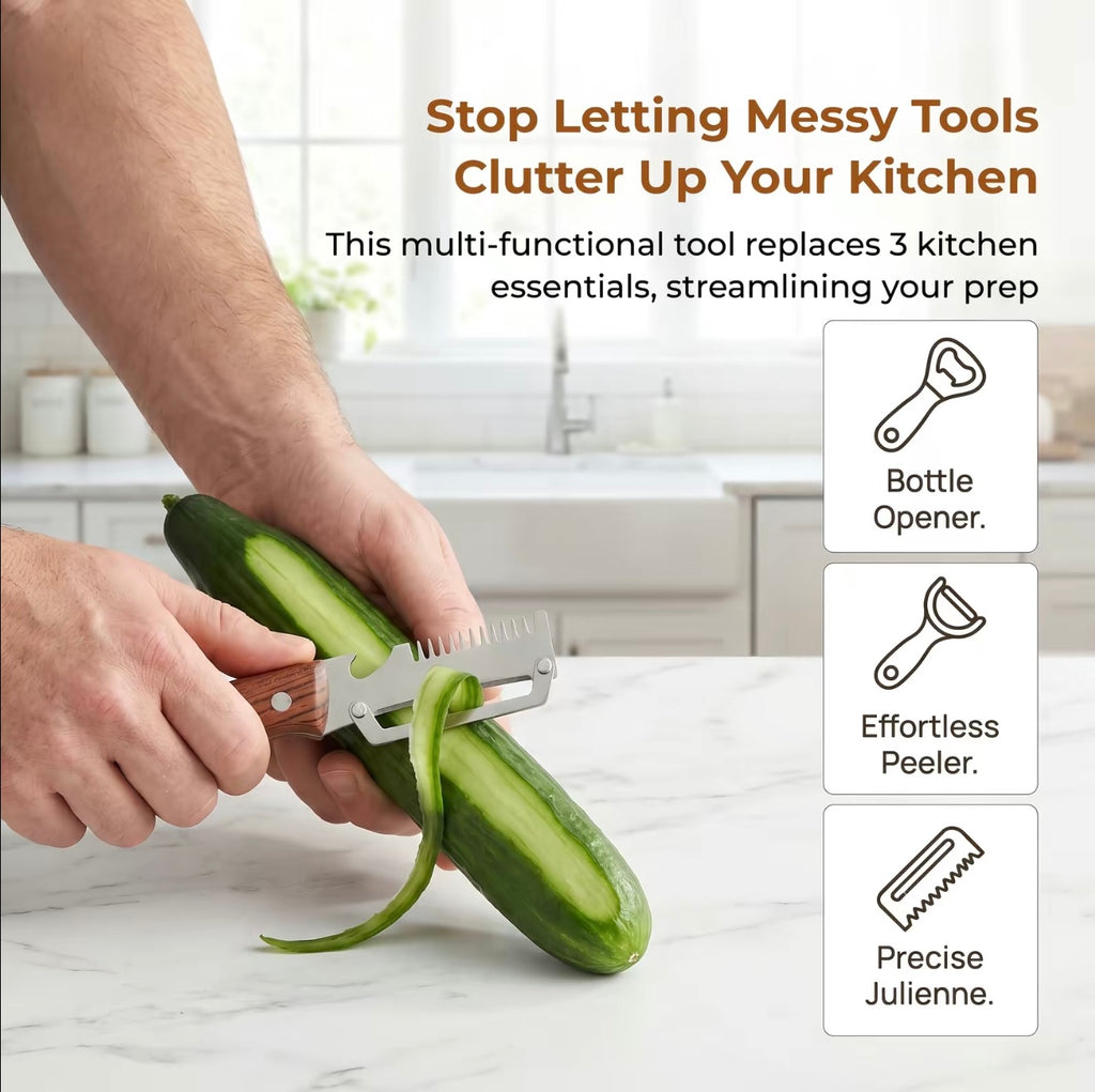 Kitchen 3-in-1 Multi-Function Vegetable Peeler2pcs