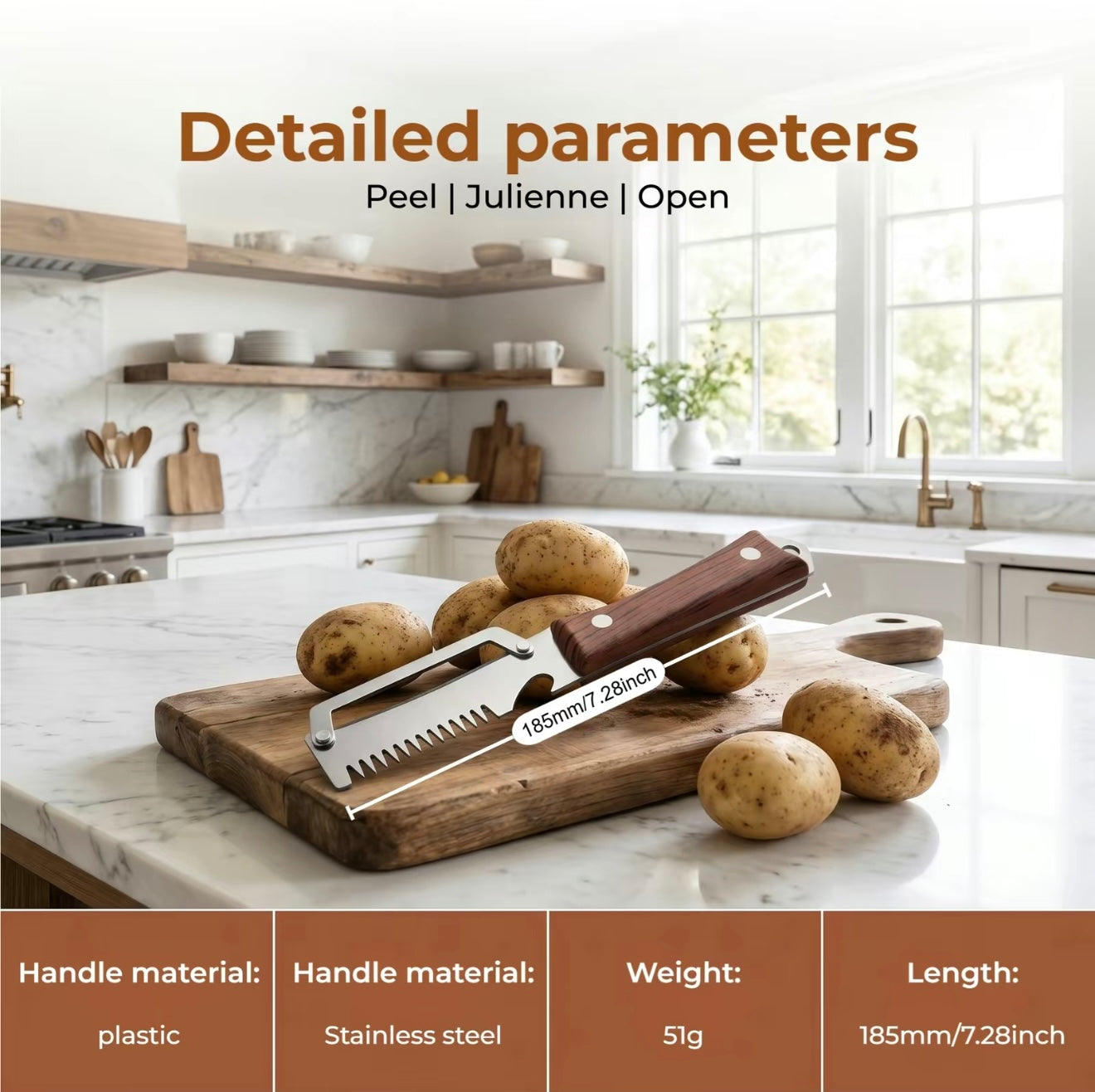Kitchen 3-in-1 Multi-Function Vegetable Peeler2pcs